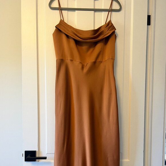 Park & Fifth Rosedale Bridesmaid Dress (L) in Copper - Picture 1 of 7